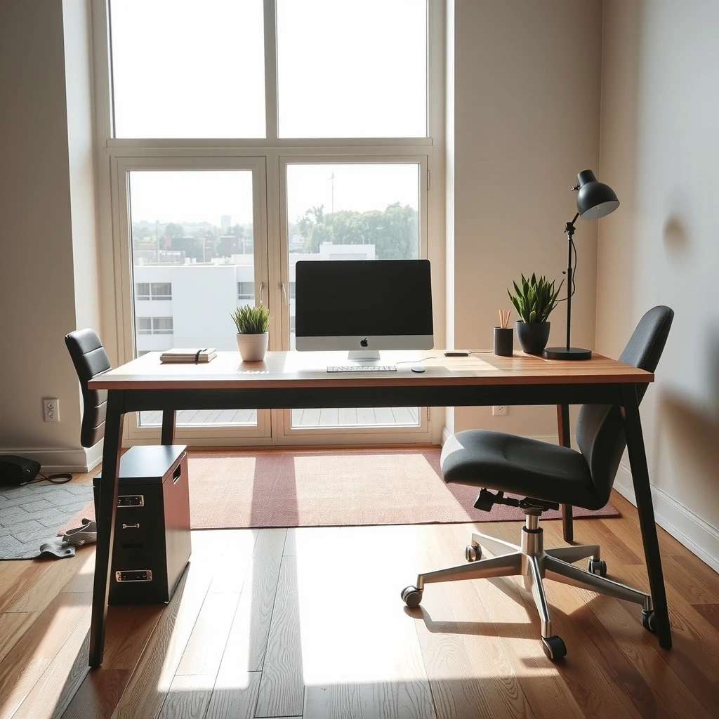 Ilustracja praca biurowa